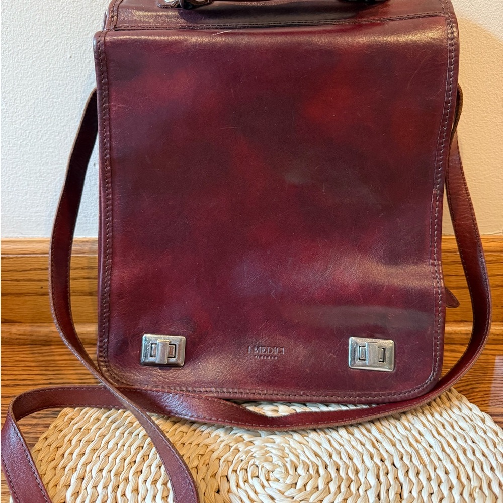 I Medici genuine leather Firenze satchel bag